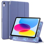 ESR Coque Magnétique Rebound Compatible avec iPad 10ème Génération (2022) 10.9 Pouces, Fixation Magnétique Sure, Support à Trois Volets à Deux Positions, Protection Légère, Veille/réveil Auto, Violet