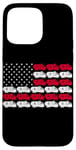 iPhone 15 Pro Max Garbage Truck American Flag USA Patriotic for Men Women Boys Case