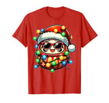 Dabbing Daruma Doll Japan Sunglasses Cute Christmas Xmas T-Shirt