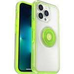 OtterBox Otter + POP Symmetry Clear Series Case for iPhone 13 Pro - Limelight (Clear/Green)