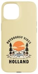 Coque pour iPhone 15 Outdoorsy Vibes Holland Voyage Vacances Hollande