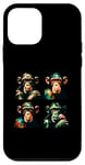 Coque pour iPhone 12 mini Polygon Art Singe Singes Chimpanzé