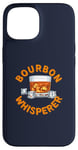 Coque pour iPhone 15 Costume humoristique Bourbon Whisperer pour amateurs de whisky