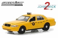 GREENLIGHT 84113 1:24 2008 Ford Crown Victoria Taxi - John Wick: Chapter 2 (2017