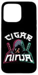 iPhone 15 Pro Max Cigar Smoking Ninja Vintage Cigar Ninja Case