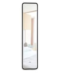 Umbra Hub Leaning 62 x 14.5" Full Length Mirror With Rubber Frame, Black