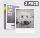2 Pack -  Polaroid B&W Black & White Instant Film for 600 OneStep 660 636 Camera
