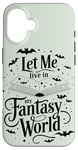 Coque pour iPhone 16 Magical Fairies and Dragons Amoureux de livres