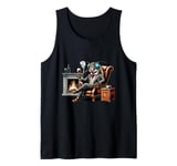 Boujee Gentle Insect by Fireplace Tank Top