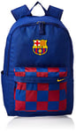 Nike NK Stadium FCB BKPK Sac à Dos de Sport Mixte Adulte, Deep Royal Blue/Noble Red/(Varsity Maize), FR Unique (Taille Fabricant : MISC)