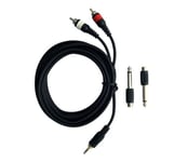 Pulse, Stereo 3,5mm/Dual RCA inkl. Jack-adapter