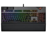 ASUS ROG Strix FLARE II PBT tastatur USB Sort, Metallisk