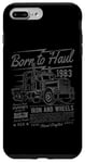 Coque pour iPhone 7 Plus/8 Plus Born to Haul Semi-Truck Semi-remorque Driver Design