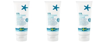 3 x CCS Foot Care Cream (175ml)  **only £6.65/unit**    **Pharmacy Stock**