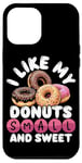 Coque pour iPhone 12 Pro Max Mini donuts I Like My Donuts Petits et Sucrés