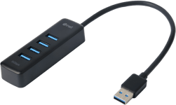 Inet USB 3.1 Hub 4 x USB-A Svart