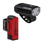 Lezyne Micro Drive 800+ Strip 300+ LED Bike Light Pair - Black / Set Rechargeable
