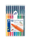 Staedtler Fibre tip pen triplus col.10pcs.box