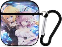 Anime Pattern Fate/Stay Night Fgo Proto Merlin ¿¿tui de protection compatible Airpods 1/2 ¿¿tui de protection pour casque Airpods Compatible avec ¿¿tui de chargement sans fil avec mousquet