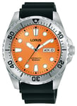 Lorus RL479BX9 Men's Automatic (44mm) Orange Dial / Black Watch