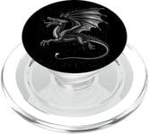 Déguisement de dragon médiéval Ren Faire Lazy PopSockets PopGrip pour MagSafe