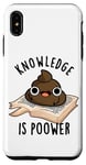 Coque pour iPhone XS Max Knowledge Is Poo-wer Jeu de mots amusant