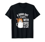 Funny Orange Cat Coffee Mug Cat Lover T-Shirt