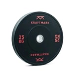 Kraftmark Internationella Viktskivor 50 mm Bumper 2.0, Viktskiva Bumper 25 kg