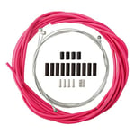 Dcolor Fil pour VéLo Manettes de VéLo DéRailleur Cables de Frein Tube de Cable 4Mm / 5Mm VéLo de Manette de Vitesse Cable de Frein Ligne Tuyau Rose