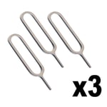 3 x IPHONE 2G 3G 3GS 4 4S iPAD SIM CARD TRAY EJECT EJECTOR PIN SIM REMOVAL TOOL