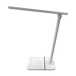 Desk Lamp with Wireless Charger & USB Charging Port for Smartphone Dimmable LED