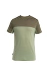 Icebreaker Men's Merino 125 Cool-Lite™ Sphere III Short Sleeve Tee Colour Block Lichen/Loden/Cb, L