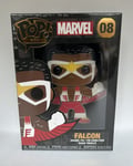 Funko Pop Pin Falcon 08 Marvel Enamel Disney Store Captain America NEW RARE UK