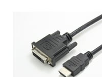 Value 12.99.3115, 0,15 M, Hdmi Type A, Dvi-D, Hankoppling, Honkoppling, Rak