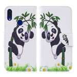 Xiaomi Wonderland Redmi Note 7 / 7S Pro flip kuoret - Panda Kuvio Monivärinen