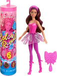 Barbie Color Reveal Doll & Accessories, Ballerina Series, 6 Unboxing Surprises Include Color Change, Inspired by Balletcore (Styles May Vary, HRK17