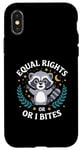 Coque pour iPhone X/XS Anti Patriarchy Equal Rights Or I Bites Feminist