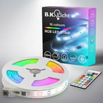 B.k.licht - i 10m rgbic led Strip i Capteur de musique i Music Sync i Barre lumineuse i Strips i Ruban avec télécommande de changement de couleur i