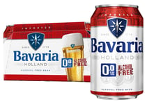 Bavaria 0.0 Percent Original Alcohol Free Beer 24 x 330 ml Cans