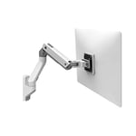 Ergotron HX Wall Mount Monitor Arm - Kit de Montage (Bras articulé, Support Mural, Pivot, matériel de Fixation, Port d'extension) pour Moniteur - Blanc - Taille d'écran : jusqu'à 42 Pouces - montable 45-478-216