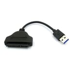 VSHOP® USB 3.0 to SATA Serial ATA 15+7 22P Adaptateur Cable for 2.5 HDD Laptop Hard Drive