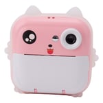 Barn Digital Print Camera 24MP 5V 1080P 720P 2.4in Display USB Kids Instant Print Camera för flickor Pojkar Toddler Rosa