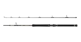 Penn Regiment IV Boat Rod, Saltwater Angler Fishing Sea Fish Cod, Sea Eel, Bass, Pollock, Mackerel, Shark, Strong Leightweight & Versatile, Silver, 2.10m Fast Ambidextrous Rod