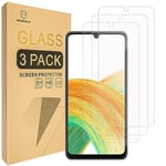 Mr.Shield Verre Trempé compatible avec Samsung Galaxy A25 5G [Lot de 3] Film Protecteur d'écran Vitre Protecteur 9H Dureté