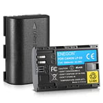 ENEGON 2x LP-E6N Rechargeable Li-ion Battery Compatible with EOS 5D Mark II, DS Mark III, 5D Mark IV, 5DS, 5DS R, 6D, 7D, 7D Mark II, 7D mark III Digital Camera, 80D, 70D, 60D, 60Da