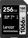 Lexar Pro 1066x SDXC U3 (V30) UHS-I R160/W120 256GB