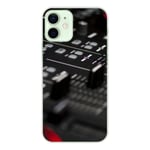 Tryckt silikonfodral som är kompatibelt med Apple iPhone 12 Mini DJ Mixer