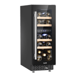 Baridi 17 Bottle Dual Zone Slim 30cm Wine Cooler Touch Screen Black DH204