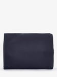 Barbour Cascade Waxed Hanging Wash Bag, Navy