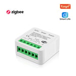 Zigbee-Mini Joli Intelligent WIFI 16A,Disjoncteur de Contrôle Bidirectionnel Via Alexa Alice Google Home Tuya Smart Life Ewelink Cozylife Homekit - Type zigbee tuya-16A Switch